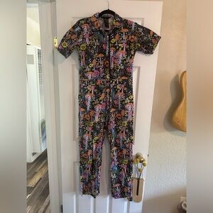 NOOWORKS psychedelic mushrooms coveralls size small